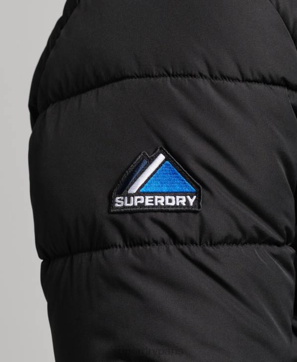 Superdry Hommes doudoune de sport D64Z4491 vêtements noir