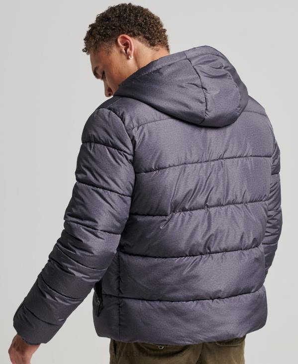 Superdry Hommes doudoune de sport D64Z4508 vêtements gris foncé
