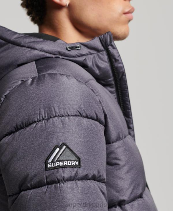 Superdry Hommes doudoune de sport D64Z4508 vêtements gris foncé