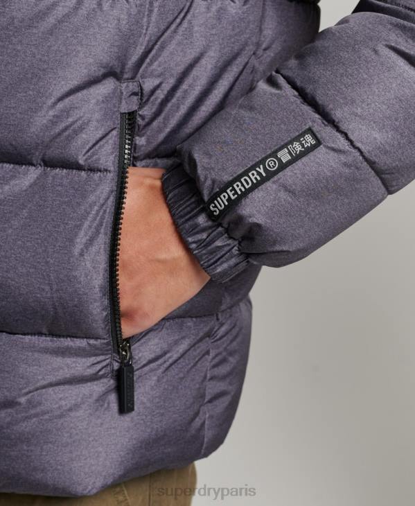 Superdry Hommes doudoune de sport D64Z4508 vêtements gris foncé