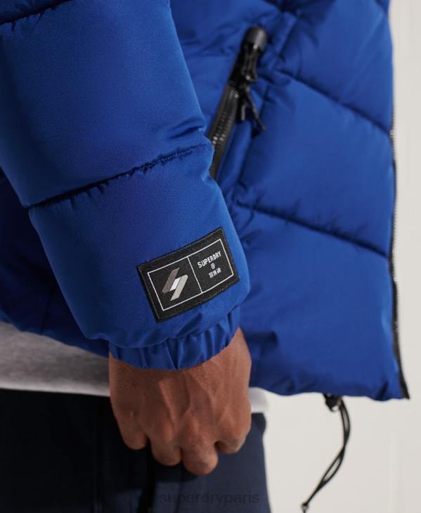Superdry Hommes doudoune de sport à capuche D64Z1118 vêtements marine