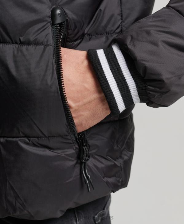 Superdry Hommes doudoune de sport color block D64Z4597 vêtements noir