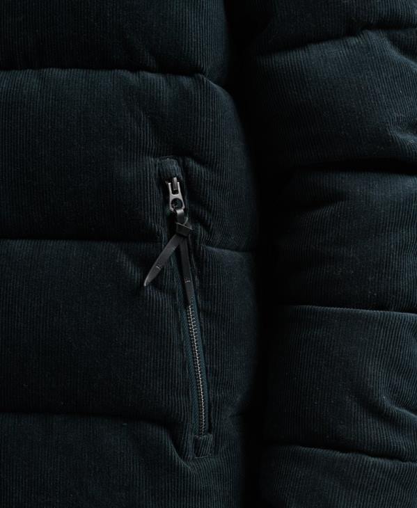 Superdry Hommes doudoune en velours côtelé rétro vintage D64Z4698 vêtements marine