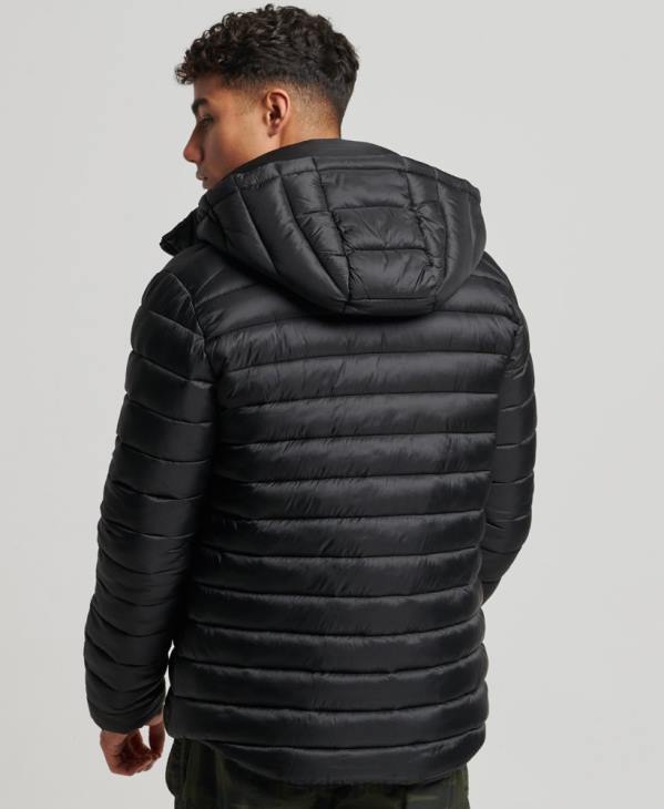 Superdry Hommes doudoune légère D64Z1138 vêtements noir