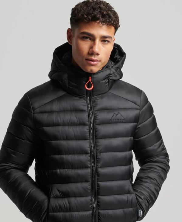 Superdry Hommes doudoune légère D64Z1138 vêtements noir