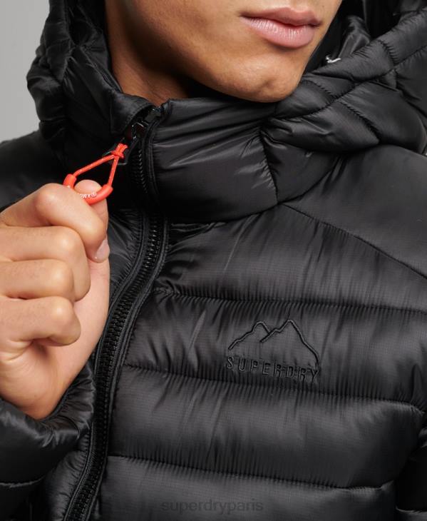 Superdry Hommes doudoune légère D64Z1138 vêtements noir