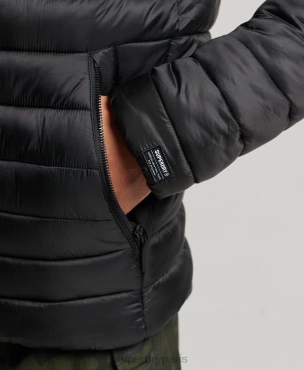 Superdry Hommes doudoune légère D64Z1138 vêtements noir