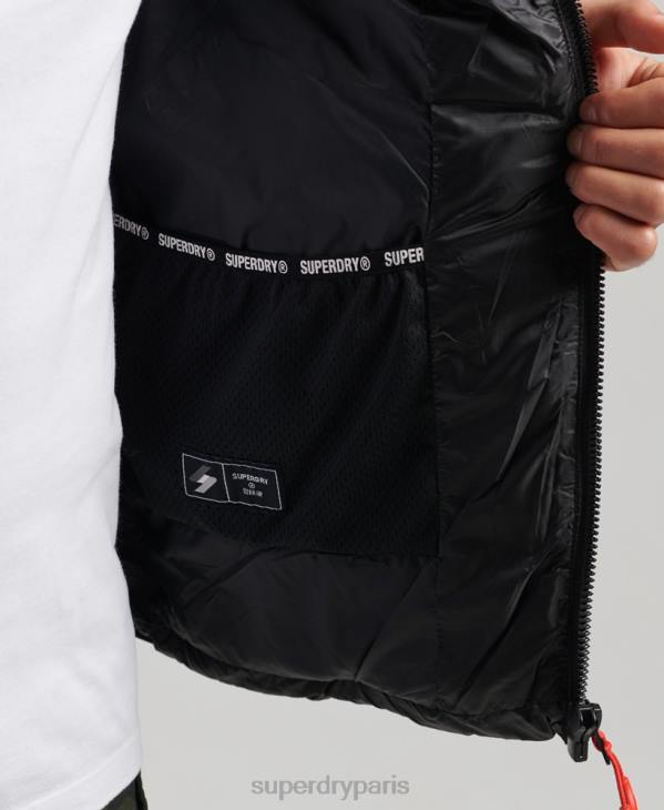 Superdry Hommes doudoune légère D64Z1138 vêtements noir