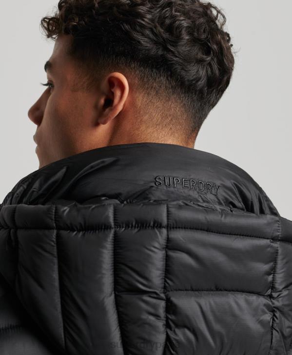 Superdry Hommes doudoune légère D64Z1138 vêtements noir