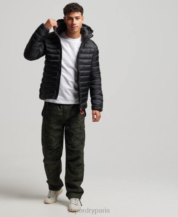 Superdry Hommes doudoune légère D64Z1138 vêtements noir