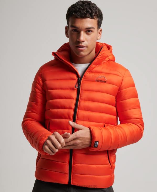 Superdry Hommes doudoune légère D64Z923 vêtements orange