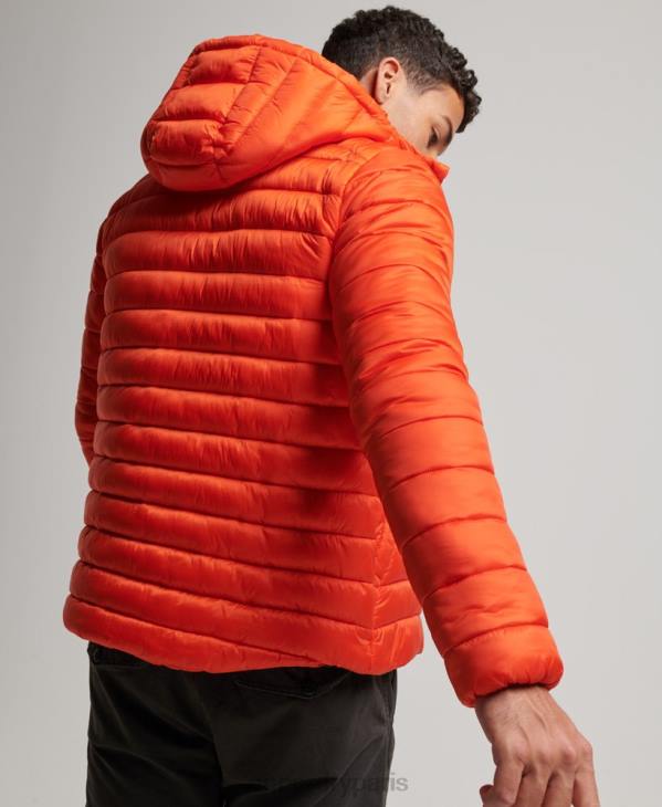 Superdry Hommes doudoune légère D64Z923 vêtements orange