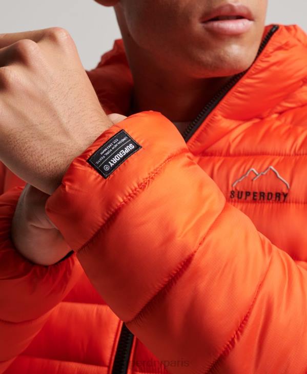 Superdry Hommes doudoune légère D64Z923 vêtements orange