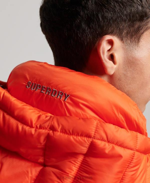Superdry Hommes doudoune légère D64Z923 vêtements orange