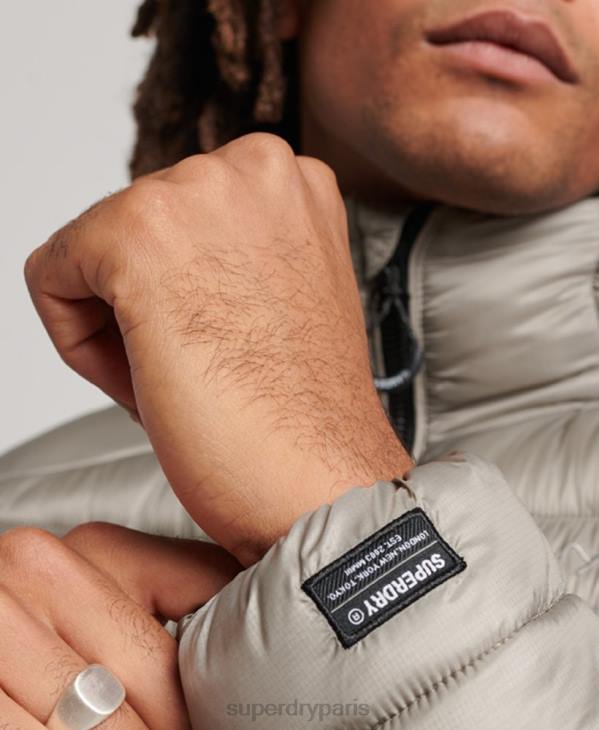 Superdry Hommes doudoune légère D64Z949 vêtements gris foncé