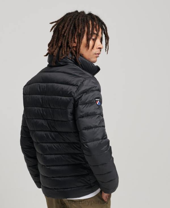 Superdry Hommes doudoune à logo classique D64Z4633 vêtements noir