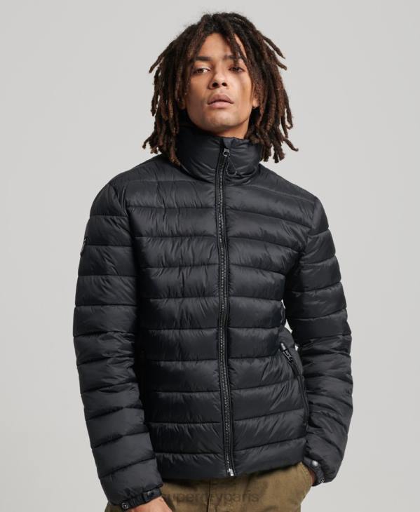 Superdry Hommes doudoune à logo classique D64Z4633 vêtements noir