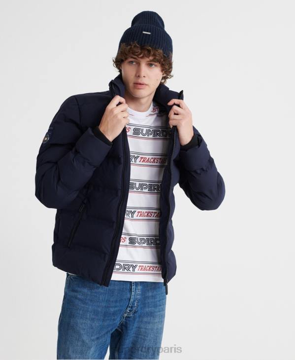 Superdry Hommes doudoune matelassée ultime radar D64Z4735 vêtements marine