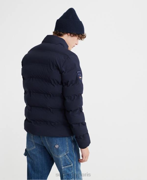 Superdry Hommes doudoune matelassée ultime radar D64Z4735 vêtements marine