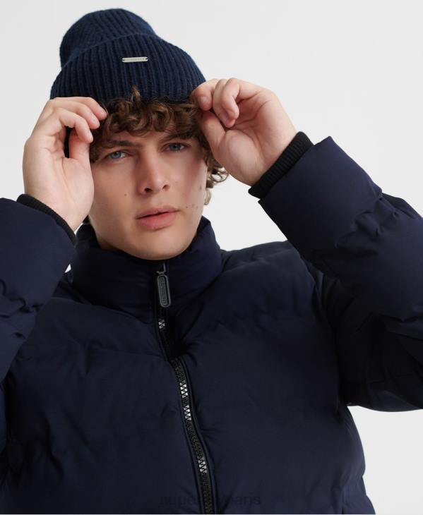 Superdry Hommes doudoune matelassée ultime radar D64Z4735 vêtements marine