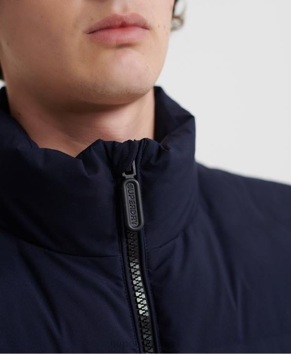Superdry Hommes doudoune matelassée ultime radar D64Z4735 vêtements marine