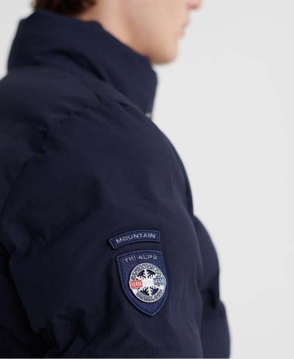 Superdry Hommes doudoune matelassée ultime radar D64Z4735 vêtements marine
