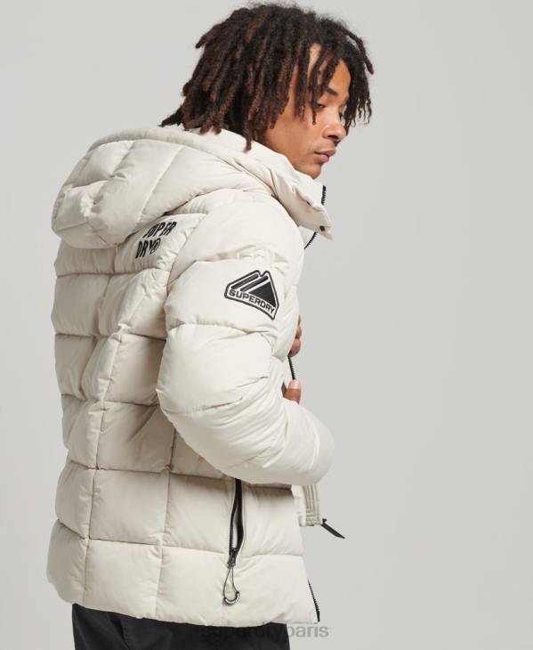 Superdry Hommes doudoune montagne en microfibre D64Z1033 vêtements beige
