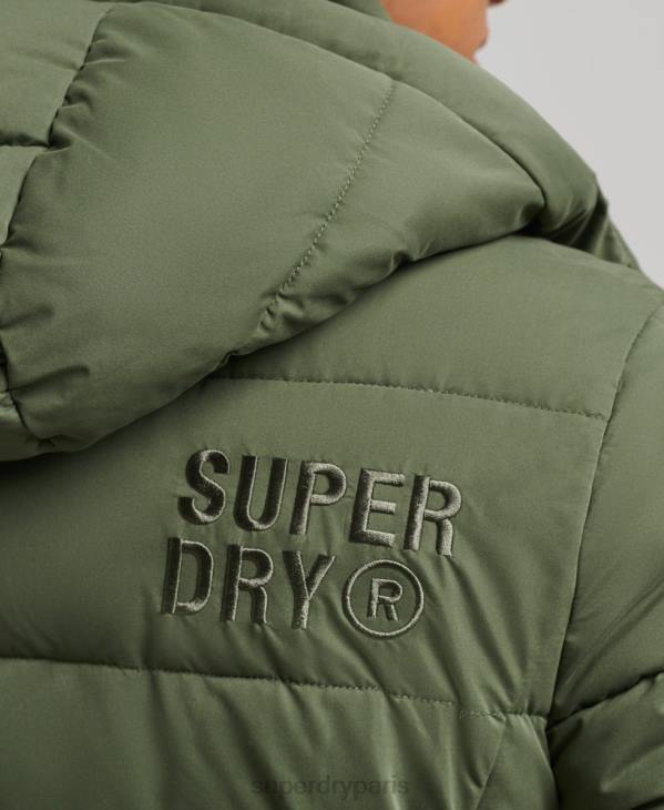 Superdry Hommes doudoune montagne en microfibre D64Z1114 vêtements kaki