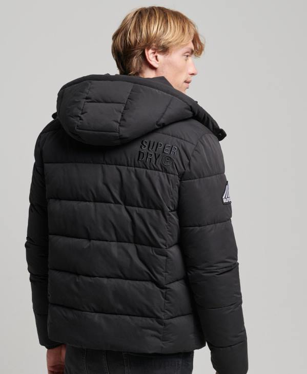 Superdry Hommes doudoune montagne en microfibre D64Z1143 vêtements noir