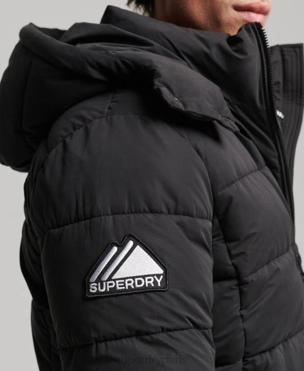 Superdry Hommes doudoune montagne en microfibre D64Z1143 vêtements noir