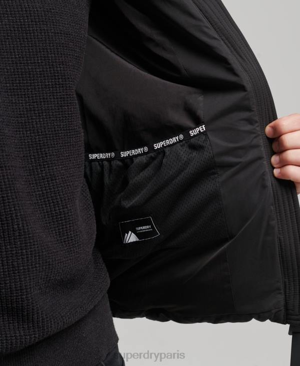 Superdry Hommes doudoune montagne en microfibre D64Z1143 vêtements noir