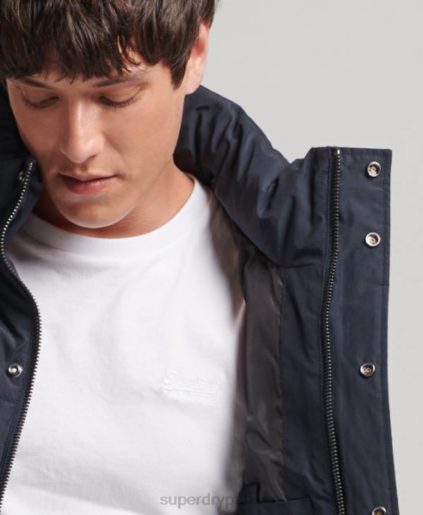 Superdry Hommes doudoune rétro D64Z4561 vêtements marine