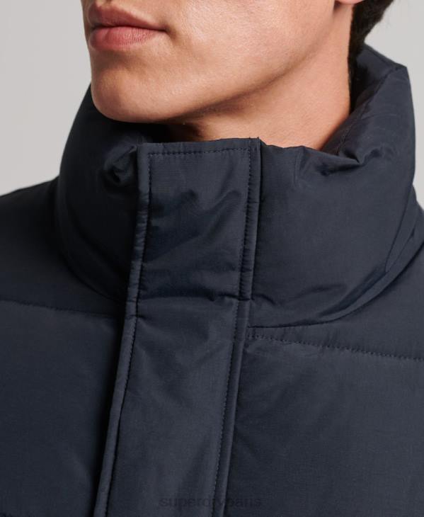 Superdry Hommes doudoune rétro D64Z4561 vêtements marine