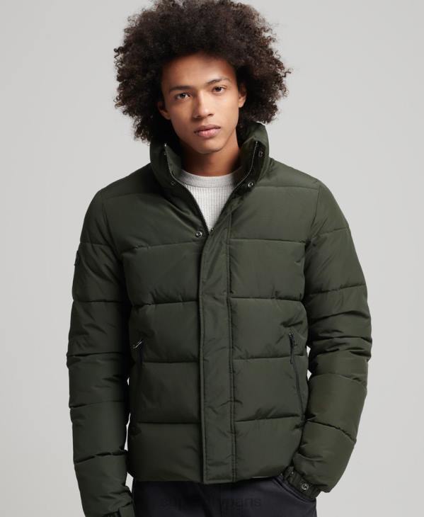 Superdry Hommes doudoune rétro D64Z4566 vêtements vert