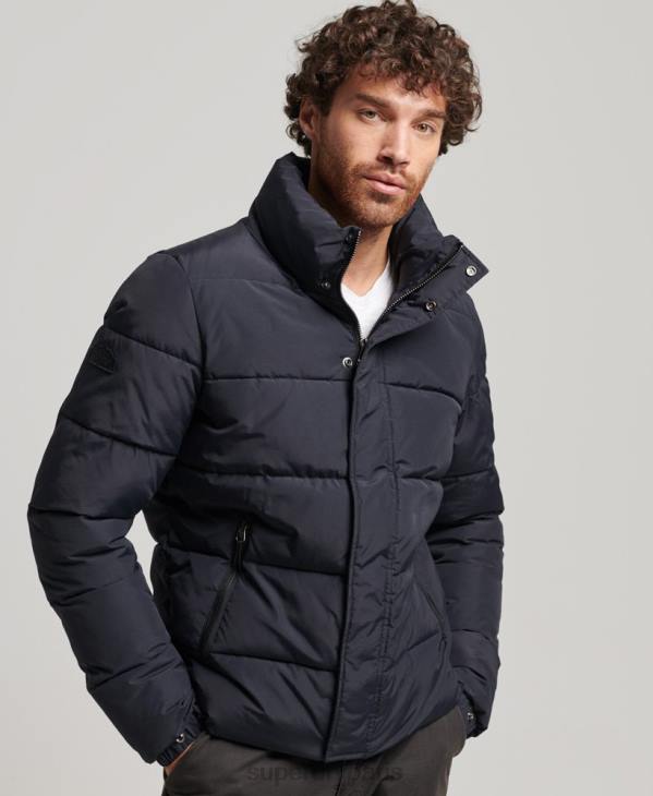 Superdry Hommes doudoune rétro D64Z4697 vêtements gris foncé