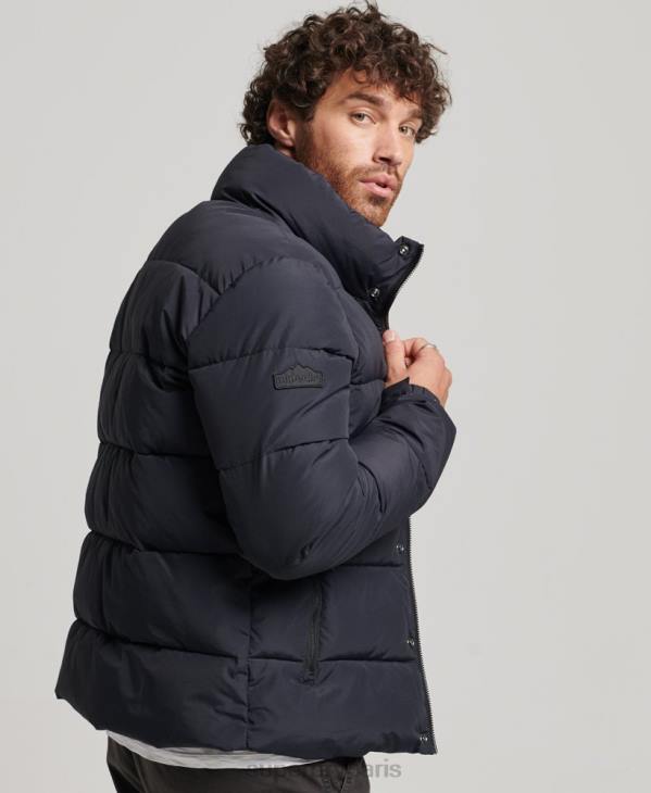 Superdry Hommes doudoune rétro D64Z4697 vêtements gris foncé