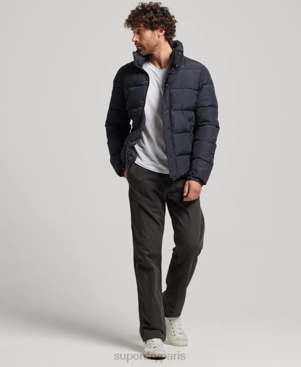 Superdry Hommes doudoune rétro D64Z4697 vêtements gris foncé