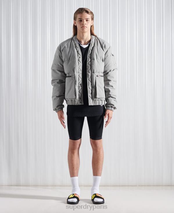 Superdry Hommes doudoune sdx 2 en 1 en édition limitée D64Z1179 vêtements gris foncé