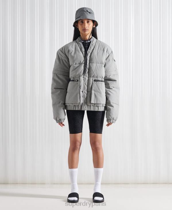 Superdry Hommes doudoune sdx 2 en 1 en édition limitée D64Z1179 vêtements gris foncé