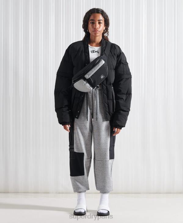 Superdry Hommes doudoune sdx 2 en 1 en édition limitée D64Z4670 vêtements noir