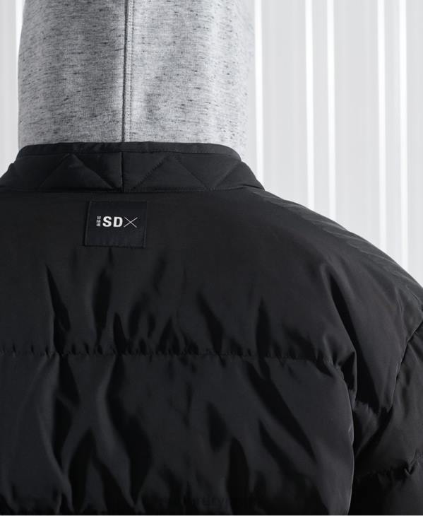 Superdry Hommes doudoune sdx 2 en 1 en édition limitée D64Z4670 vêtements noir