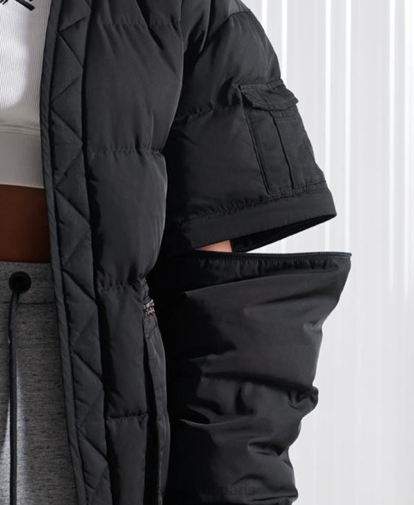 Superdry Hommes doudoune sdx 2 en 1 en édition limitée D64Z4670 vêtements noir