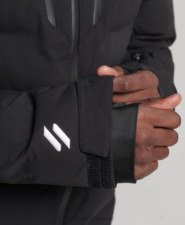 Superdry Hommes doudoune ski radar pro D64Z1066 vêtements noir