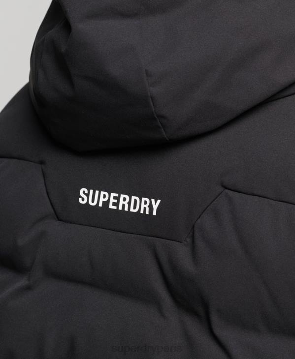 Superdry Hommes doudoune ski radar pro D64Z1066 vêtements noir