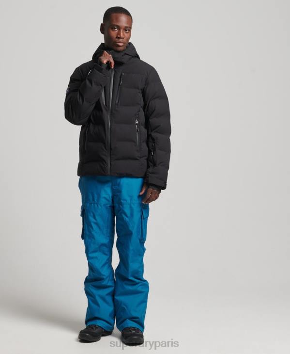 Superdry Hommes doudoune ski radar pro D64Z1066 vêtements noir