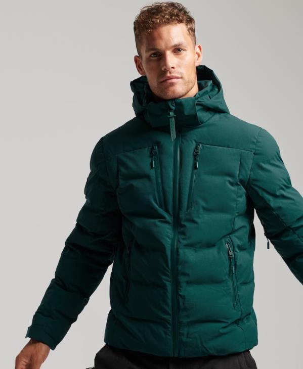 Superdry Hommes doudoune ski radar pro D64Z971 vêtements turquoise