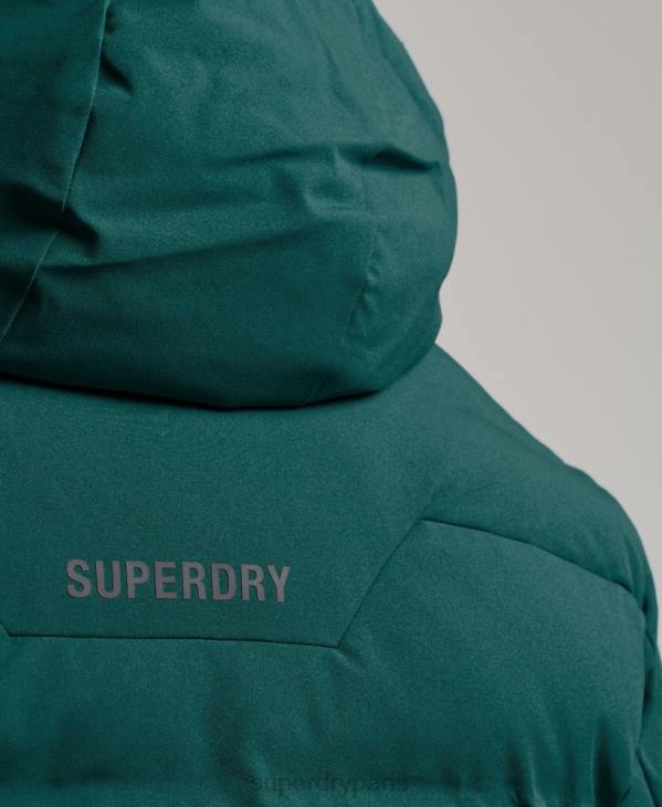 Superdry Hommes doudoune ski radar pro D64Z971 vêtements turquoise