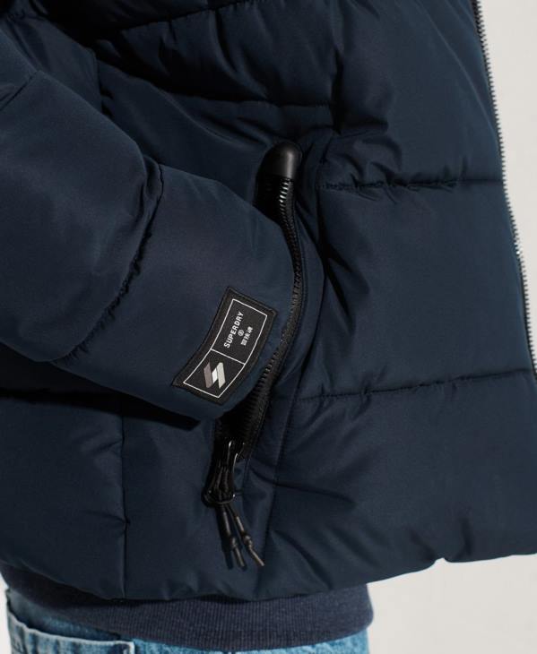 Superdry Hommes doudoune sport sans capuche D64Z4676 vêtements marine