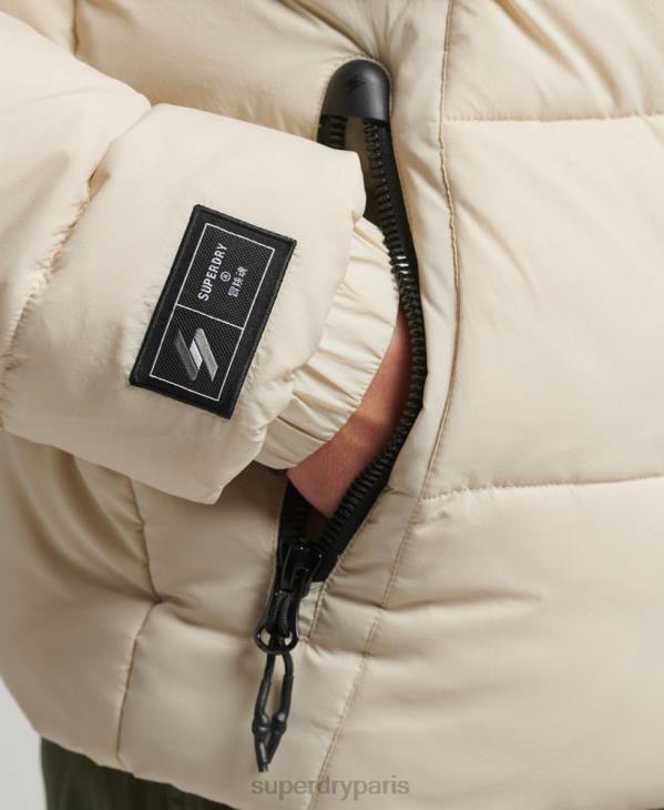 Superdry Hommes doudoune sport sans capuche D64Z996 vêtements beige