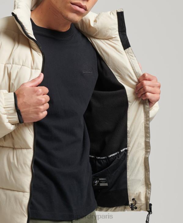 Superdry Hommes doudoune sport sans capuche D64Z996 vêtements beige